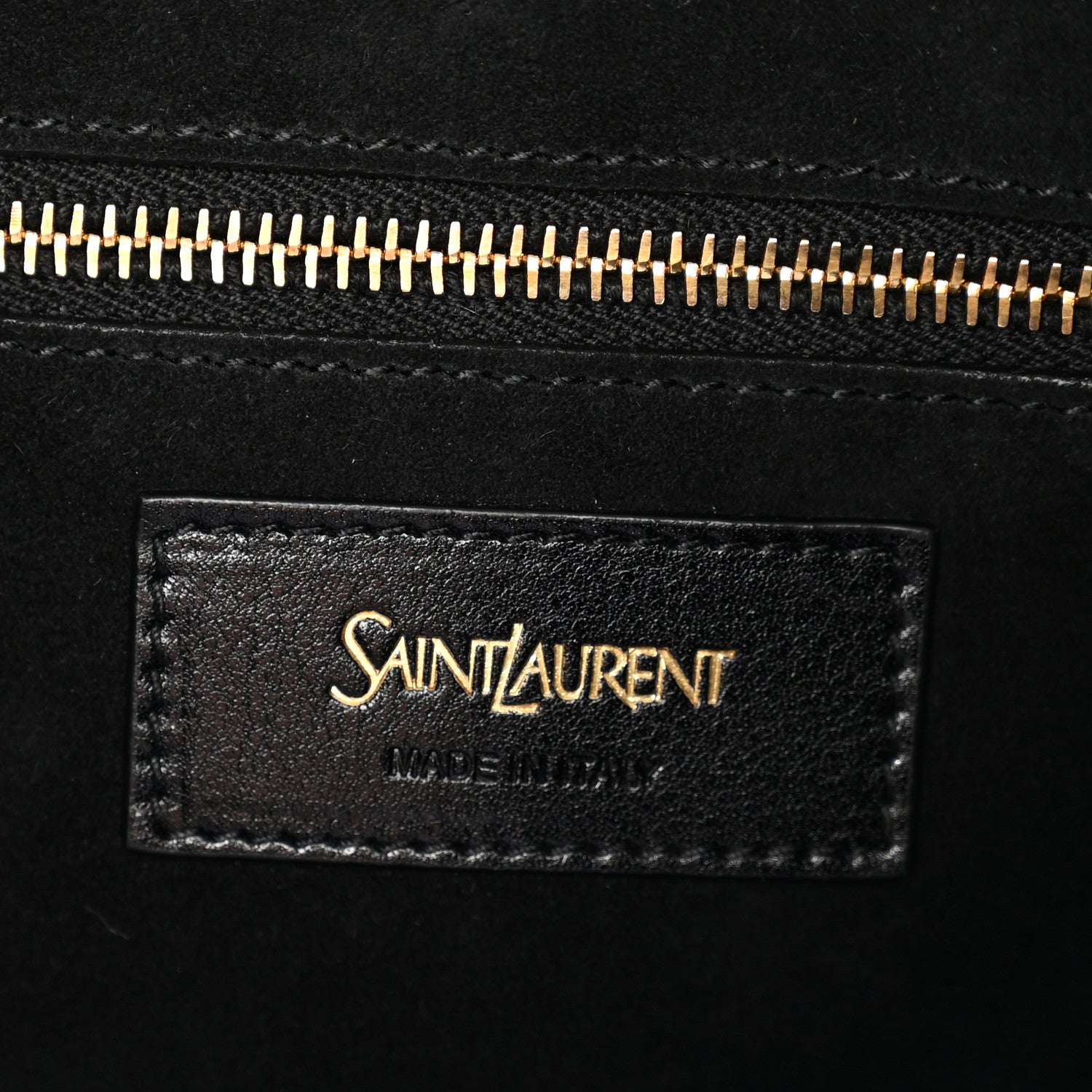 Saint Laurent Calfskin Mombasa Shoulder Bag Black 5 of 10
