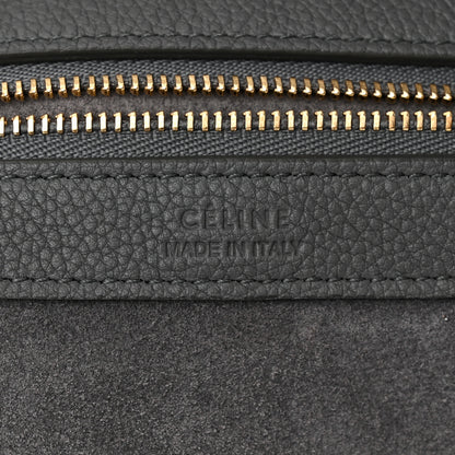 Celine Soft Grained Calfskin Small Belt Cabas Phantom Grey 6 of 10
