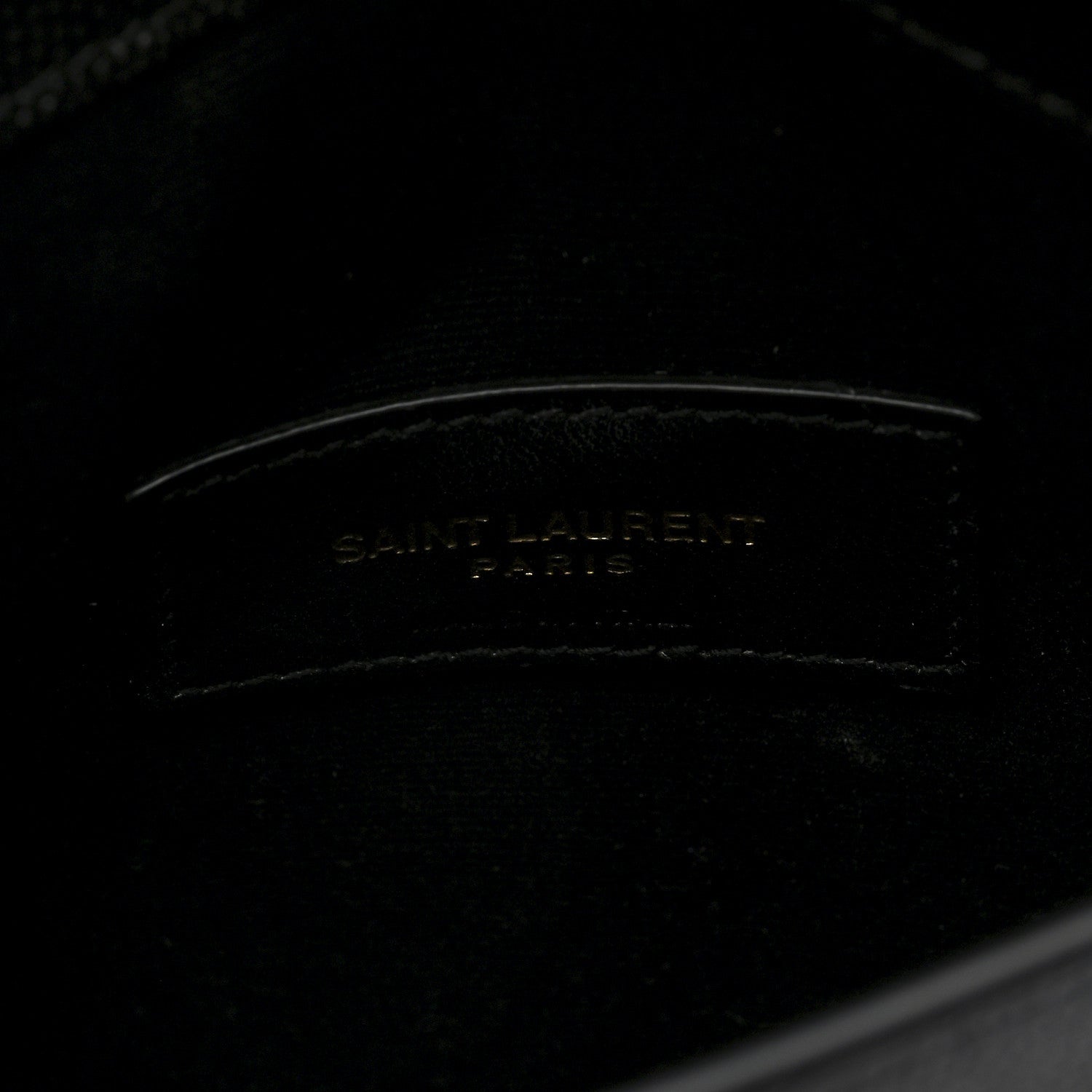 Saint Laurent Grain De Poudre Uptown Baby Pouch Black 6 of 8