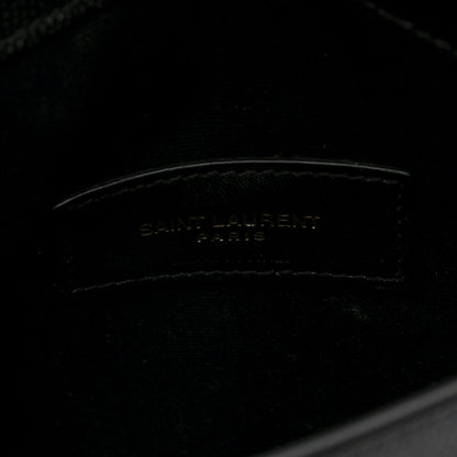 Saint Laurent Grain De Poudre Uptown Baby Pouch Black 6 of 8