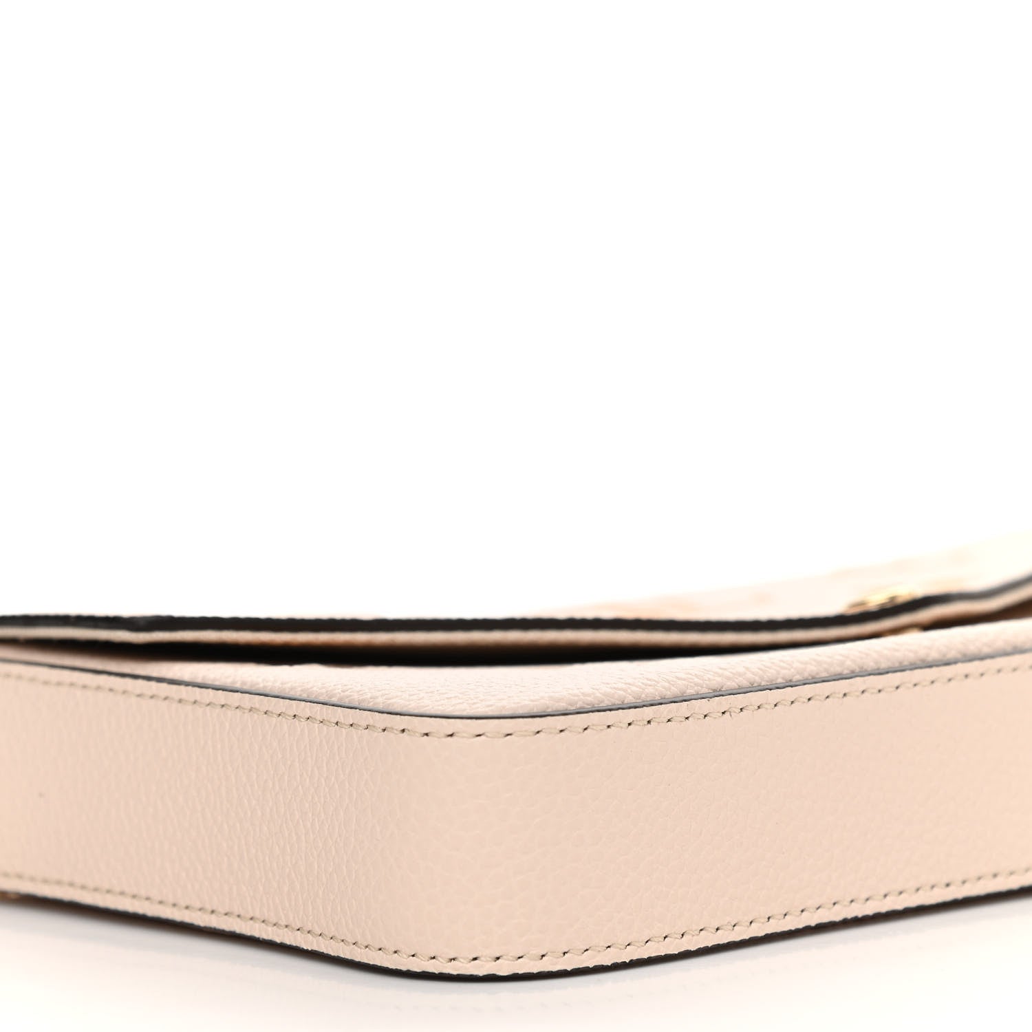 Louis Vuitton Empreinte Monogram Giant By The Pool Felicie Pochette Chain Wallet Cream Saffron 9 of 12
