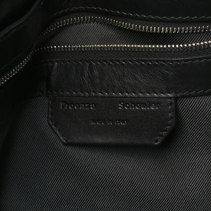 Proenza Schouler Lambskin Medium PS1 Plus Zip Satchel Black 6 of 9