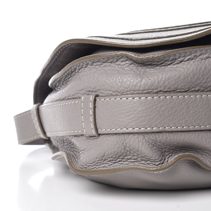 Chloe Calfskin Medium Marcie Round Crossbody Bag Cashmere Grey 8 of 12
