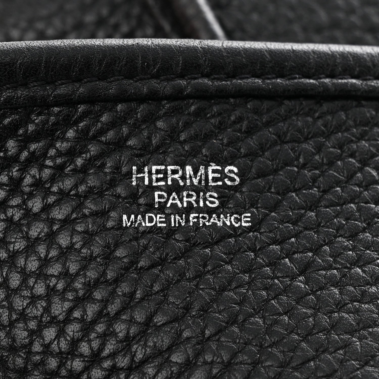 Hermes Taurillon Clemence Evelyne III GM Black 6 of 10