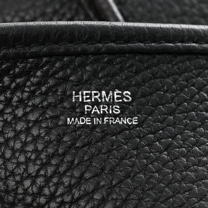 Hermes Taurillon Clemence Evelyne III GM Black 6 of 10
