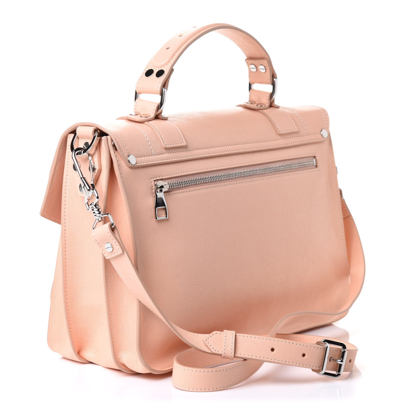 Lambskin Medium PS1 Satchel Peach