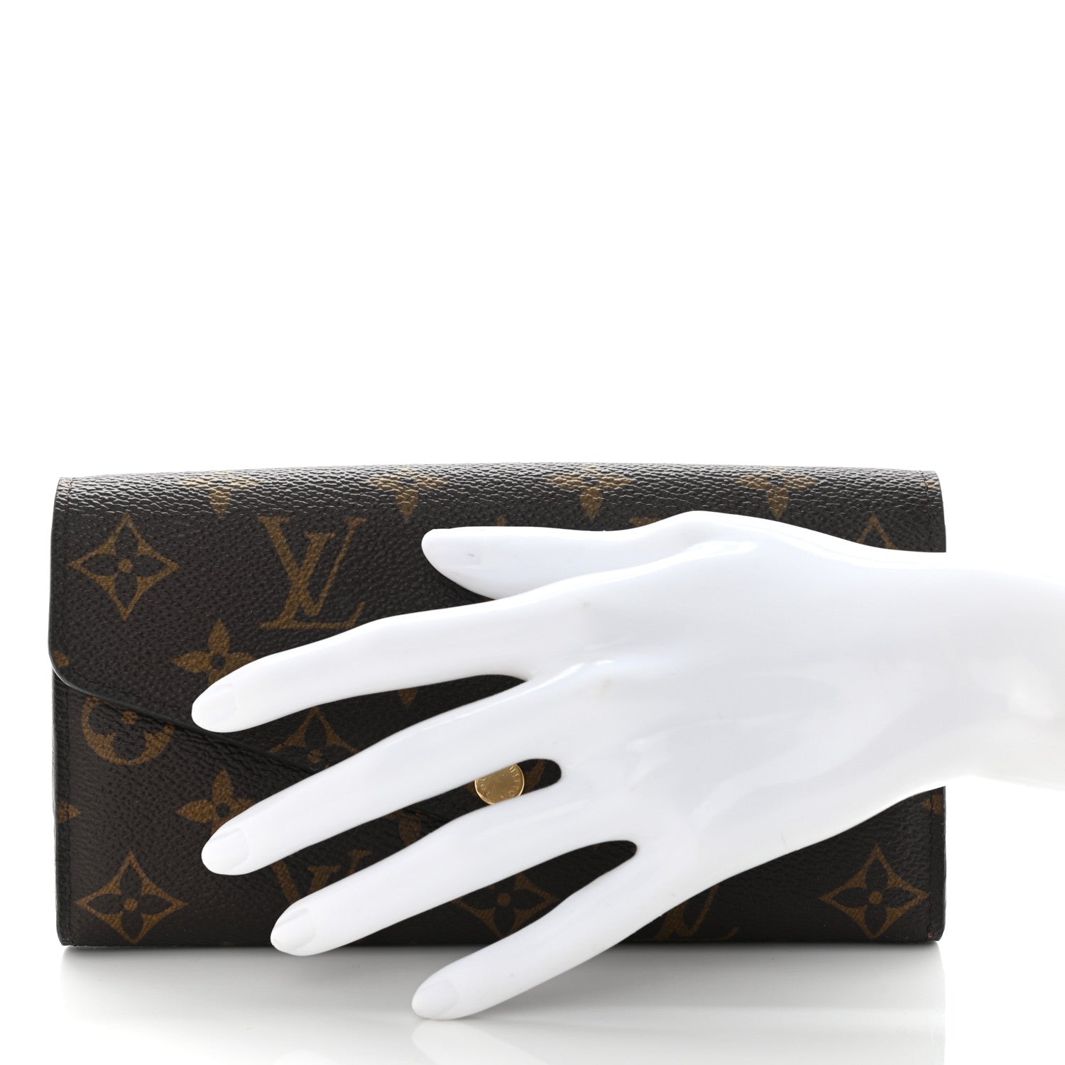 Louis Vuitton Monogram Sarah Wallet NM Coquelicot 2 of 9