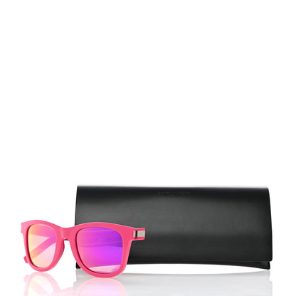 Saint Laurent Acetate Rainbow Sunglasses SL 51 Pink 8 of 8