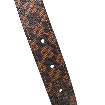 Louis Vuitton Damier Ebene Mini 25mm Belt 80 32 6 of 9