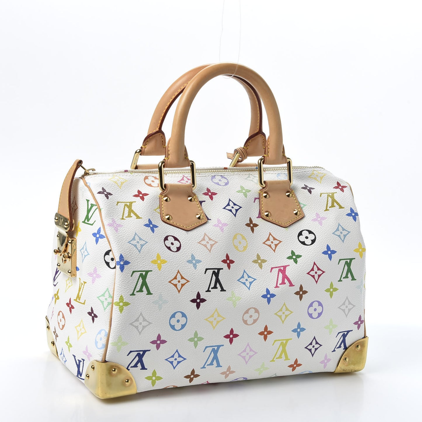 Monogram Multicolor Speedy 30 White