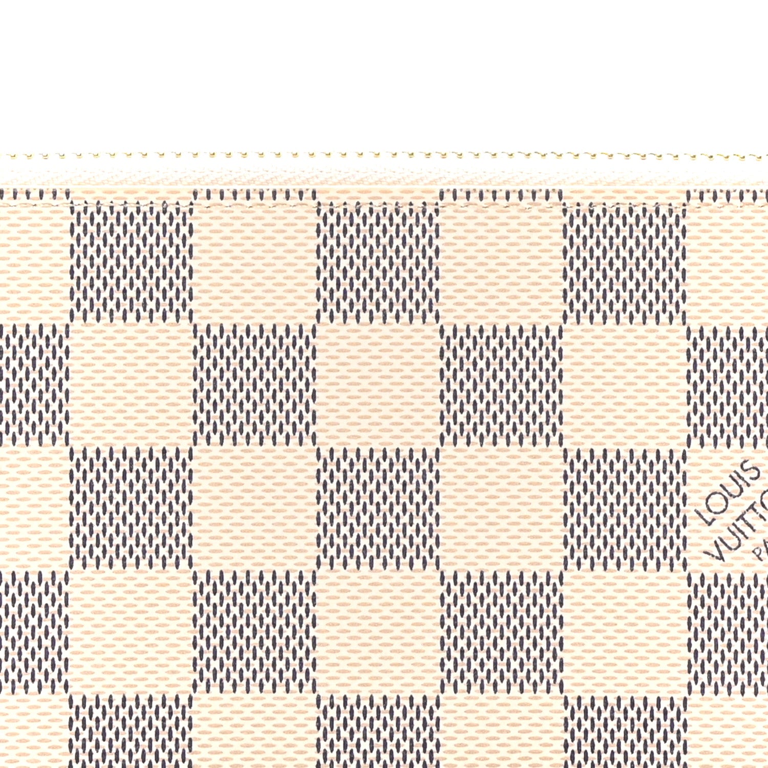 Louis Vuitton Damier Azur Clemence Wallet Rose Ballerine 7 of 8