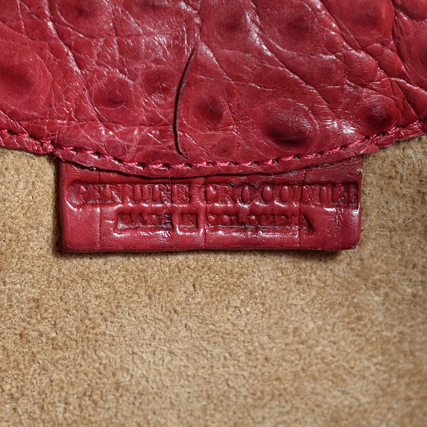 Nancy Gonzalez Crocodile Hobo Red 7 of 7