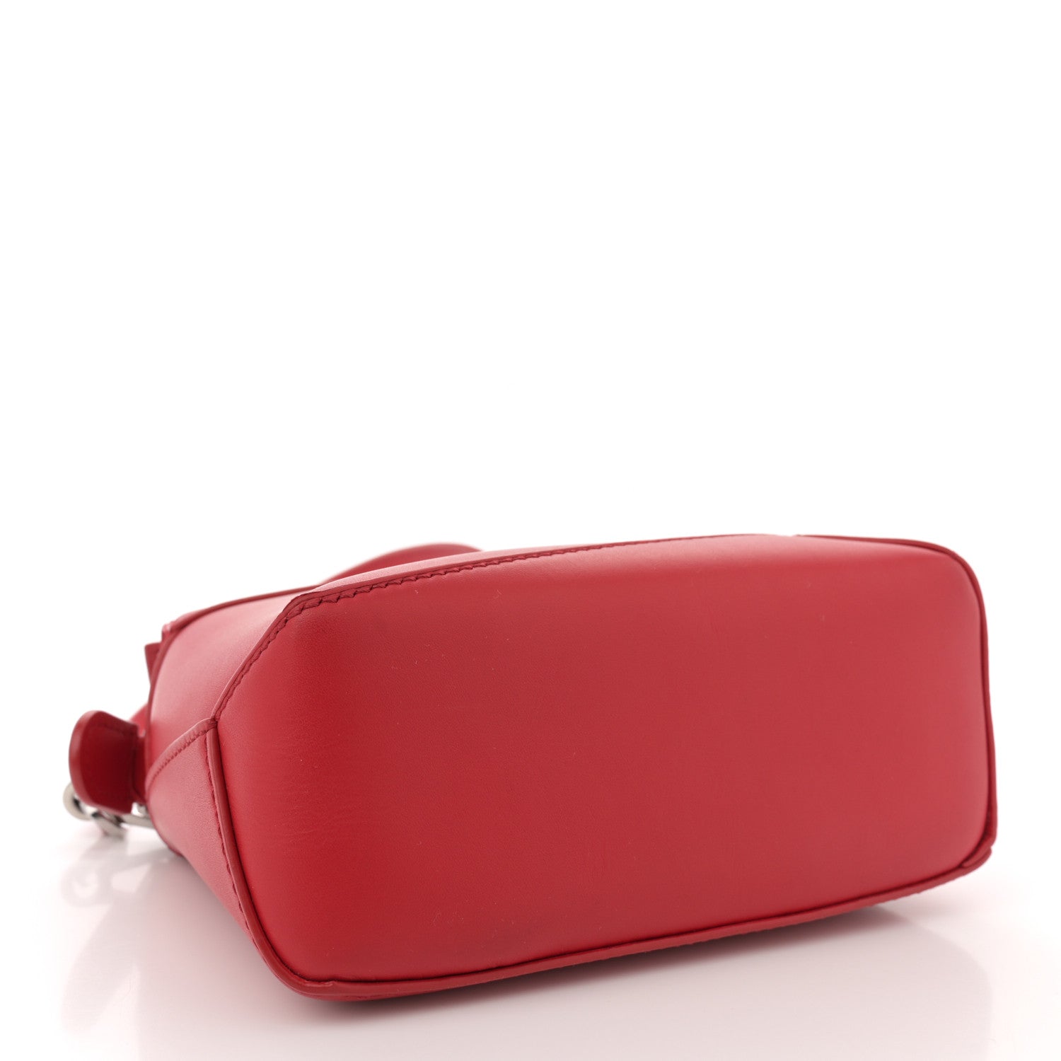 Loewe Satin Calfskin Mini Puzzle Edge Bag Red 4 of 13