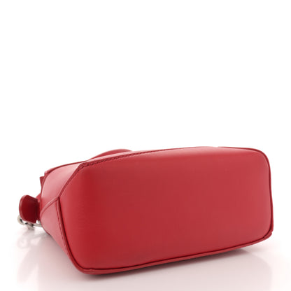 Loewe Satin Calfskin Mini Puzzle Edge Bag Red 4 of 13