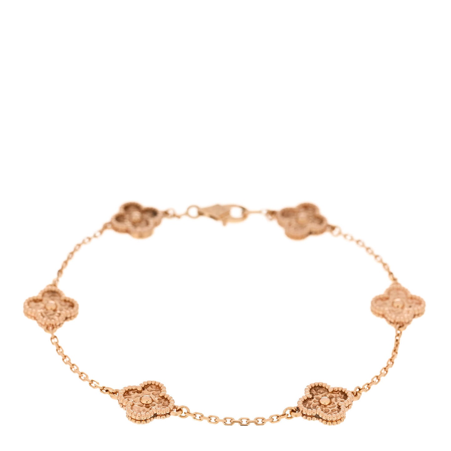 18K Rose Gold 6 Motifs Sweet Alhambra Bracelet