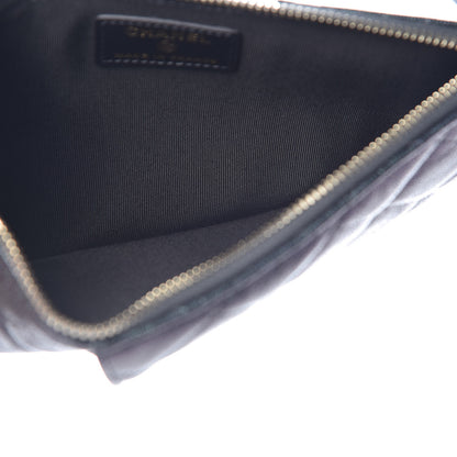Chanel Iridescent Caviar Quilted Classic Flat Wallet Pouch Black 5 of 8