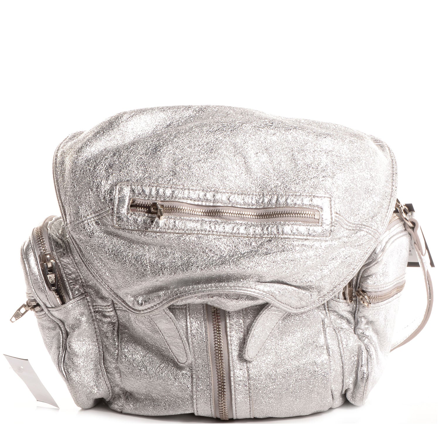 Alexander Wang Rhodium Foil Marti Backpack Silver 1 of 7