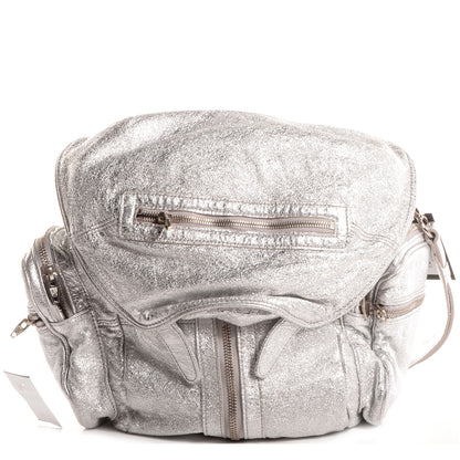 Alexander Wang Rhodium Foil Marti Backpack Silver 1 of 7