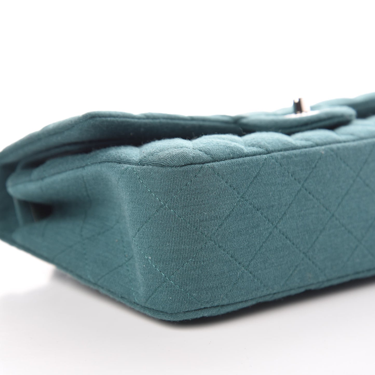 Jersey Quilted Medium Double Flap Green