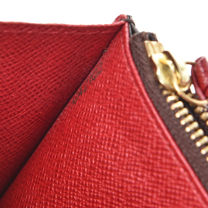 Louis Vuitton Monogram Emilie Wallet Red 7 of 12