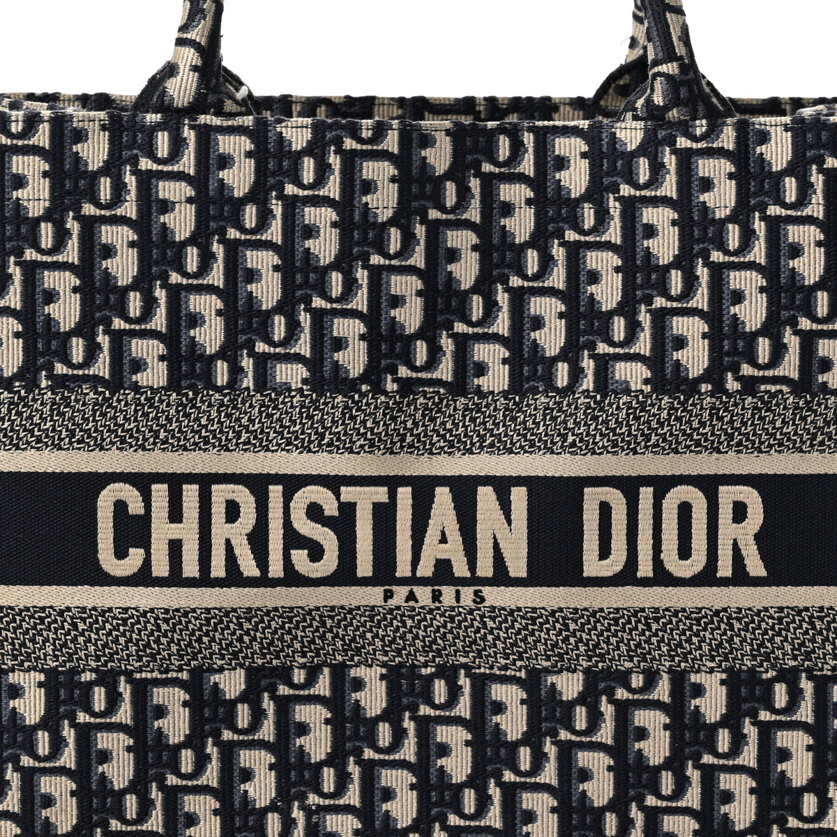 Christian Dior Oblique Medium Book Tote Blue Multicolor 8 of 10