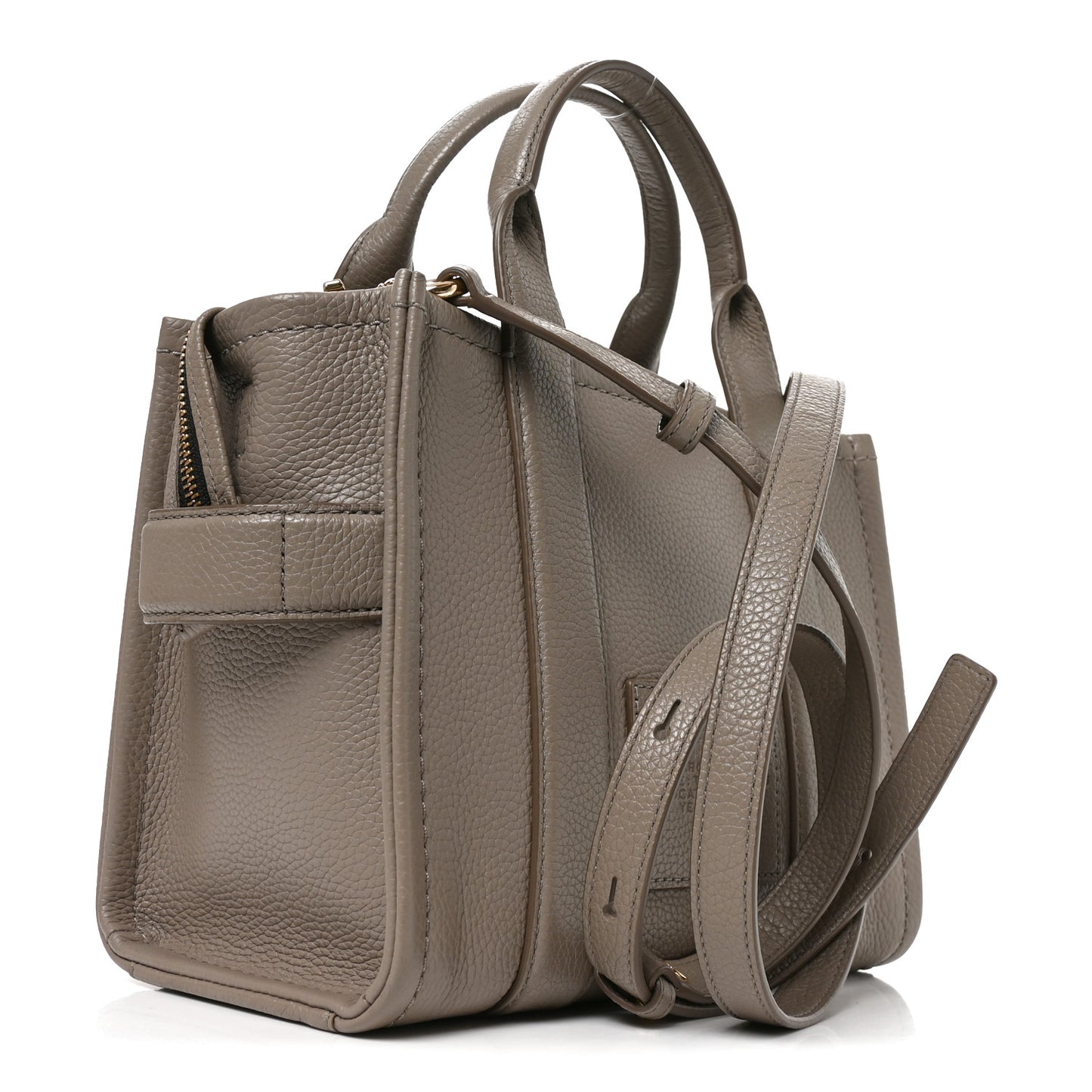 Grained Calfskin Small The Tote Bag Cement