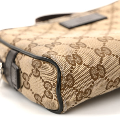 Gucci Monogram Belt Bag Dark Brown 9 of 10