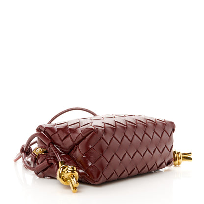 Bottega Veneta Polished Nappa Intrecciato Knot Mini Loop Camera Bag Madder Brown 4 of 9
