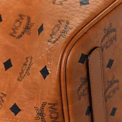 MCM Visetos Medium Liz Reversible Shopper Tote Cognac 9 of 18