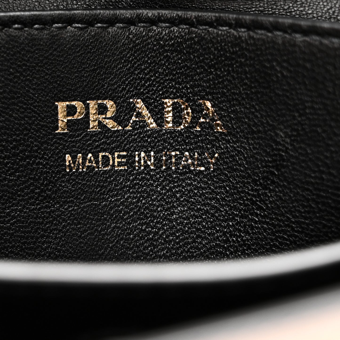 Saffiano Cuir Small Double Bag Cammeo Black