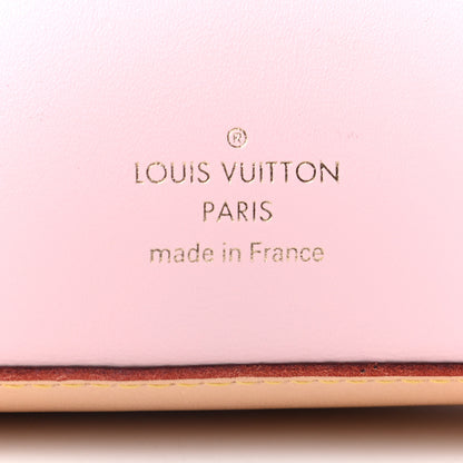 Louis Vuitton Damier Azur Elizabeth Pencil Pouch Rose Ballerine 11 of 14