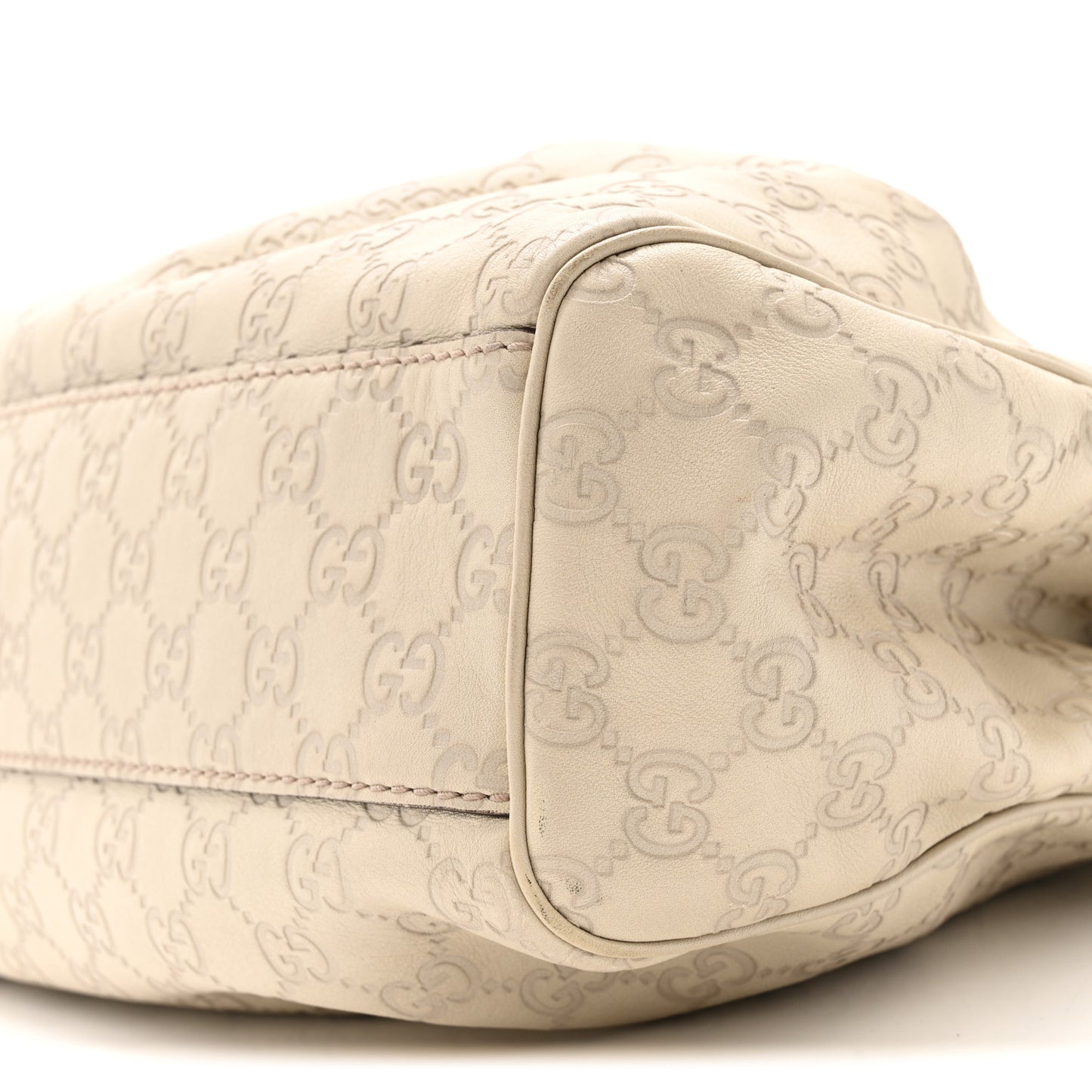 Guccissima Medium Sukey Tote Mystic White
