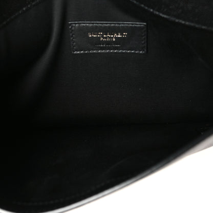 Saint Laurent Grain De Poudre Uptown Pouch Black 5 of 8