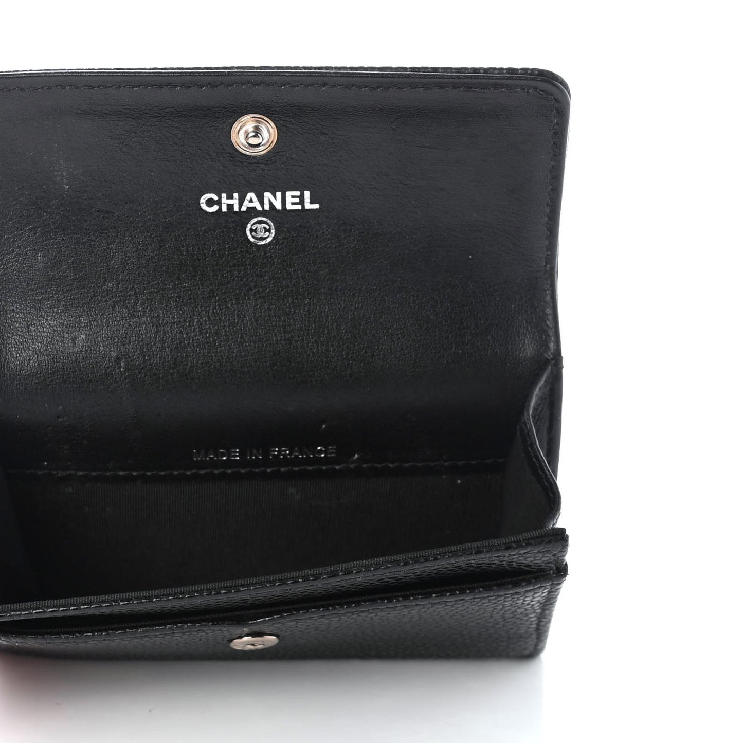 Caviar Timeless CC Flap Card Holder Black