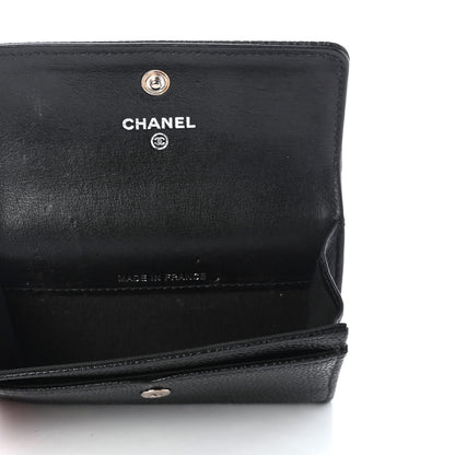 Chanel Caviar Timeless CC Flap Card Holder Black 5 of 5