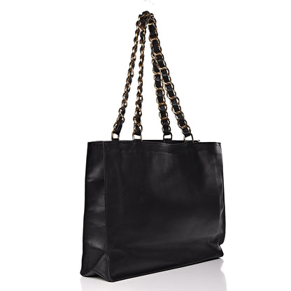 Chanel Calfskin CC Tote Black 3 of 26