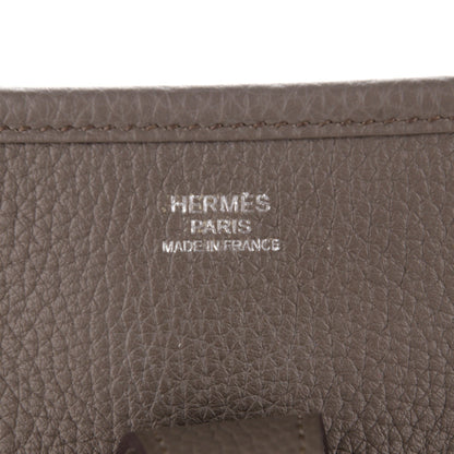 Hermes Taurillon Clemence Evelyne III GM Etain 6 of 7