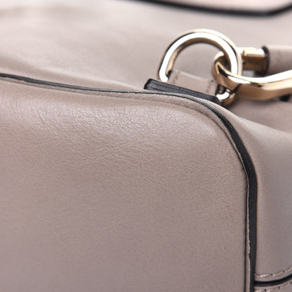 Chloe Suede Calfskin Mini Faye Backpack Motty Grey 15 of 17