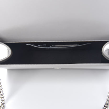 Saint Laurent Grain De Poudre Medium Classic Monogram Kate Satchel Souris 5 of 11