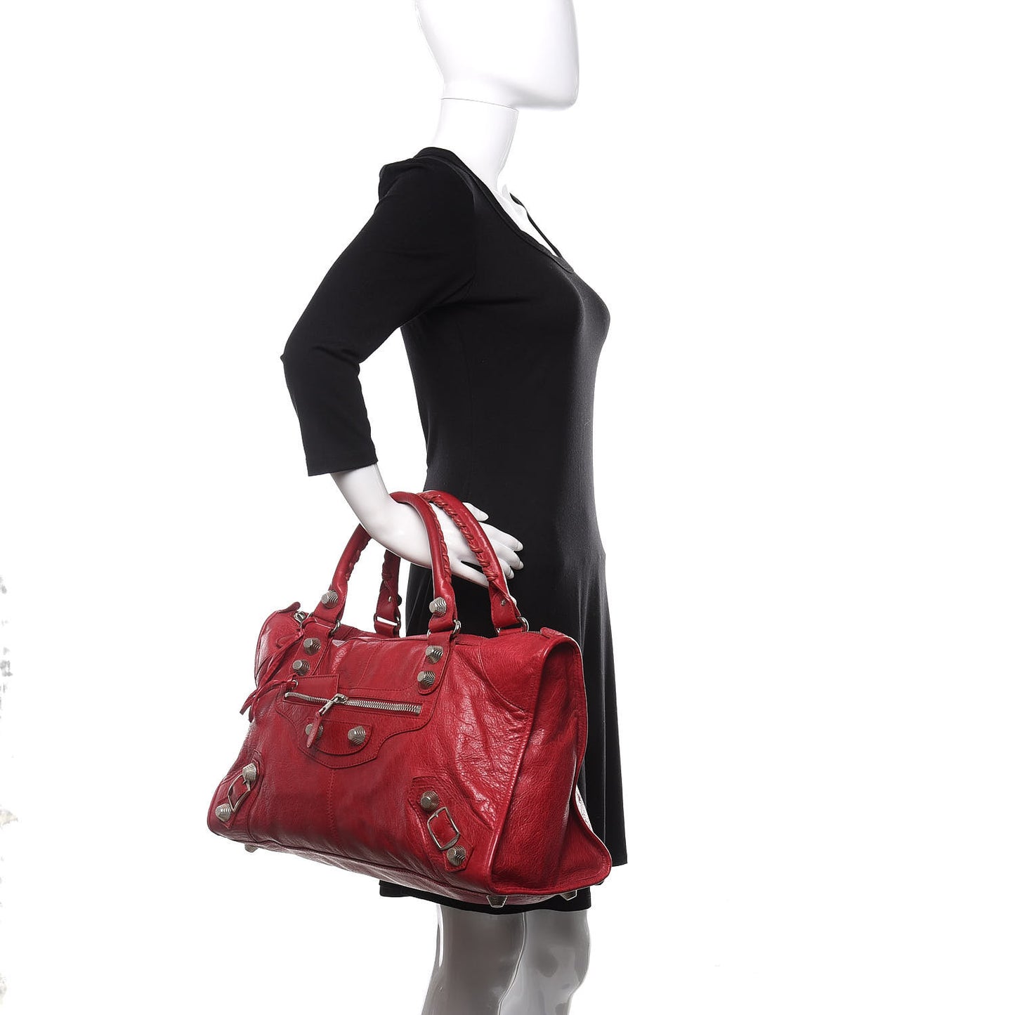 Agneau Giant 21 Silver Hardware Work Rubisse