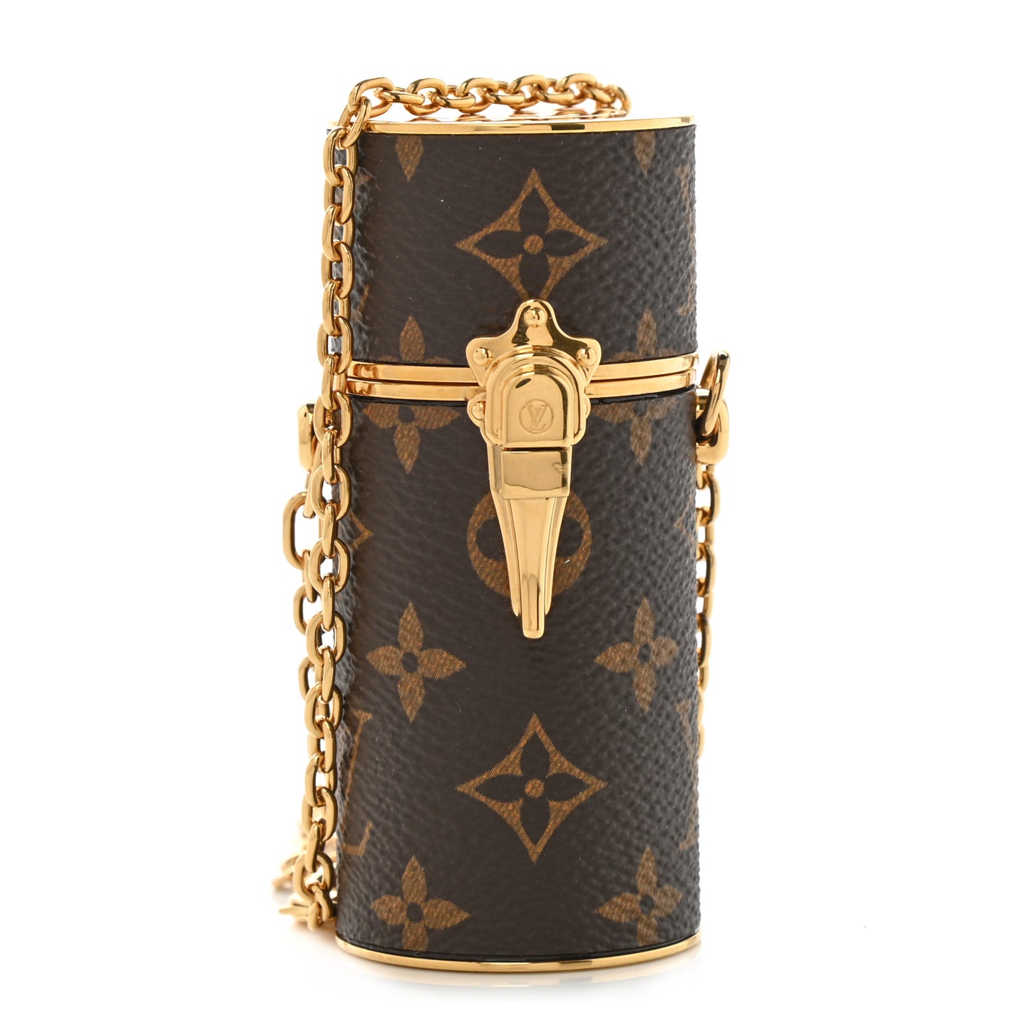 Monogram Chain Lipstick Case