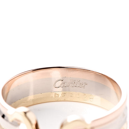 Cartier 18K Pink Yellow White Gold 8mm C De Cartier Ring 52 6 4 of 4