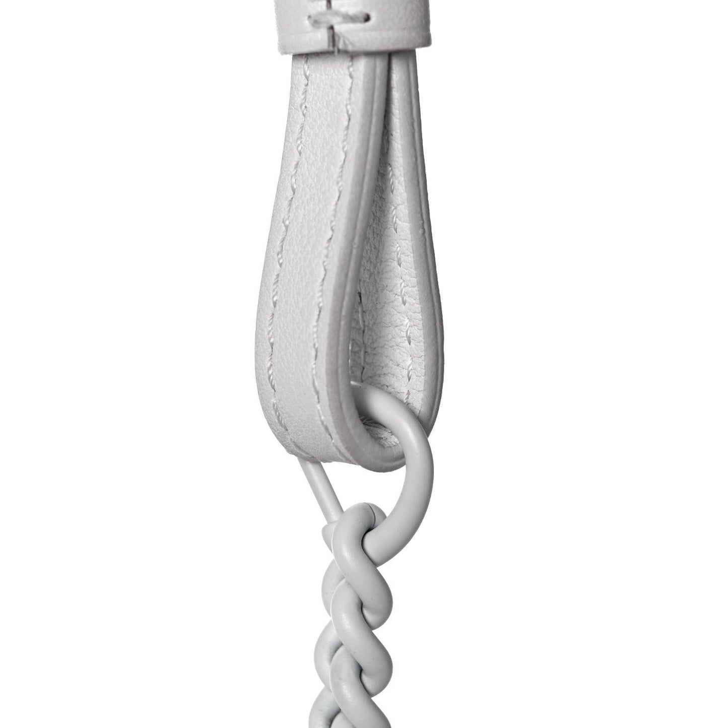Soft Calfskin Mylockme Chain Bag BB White