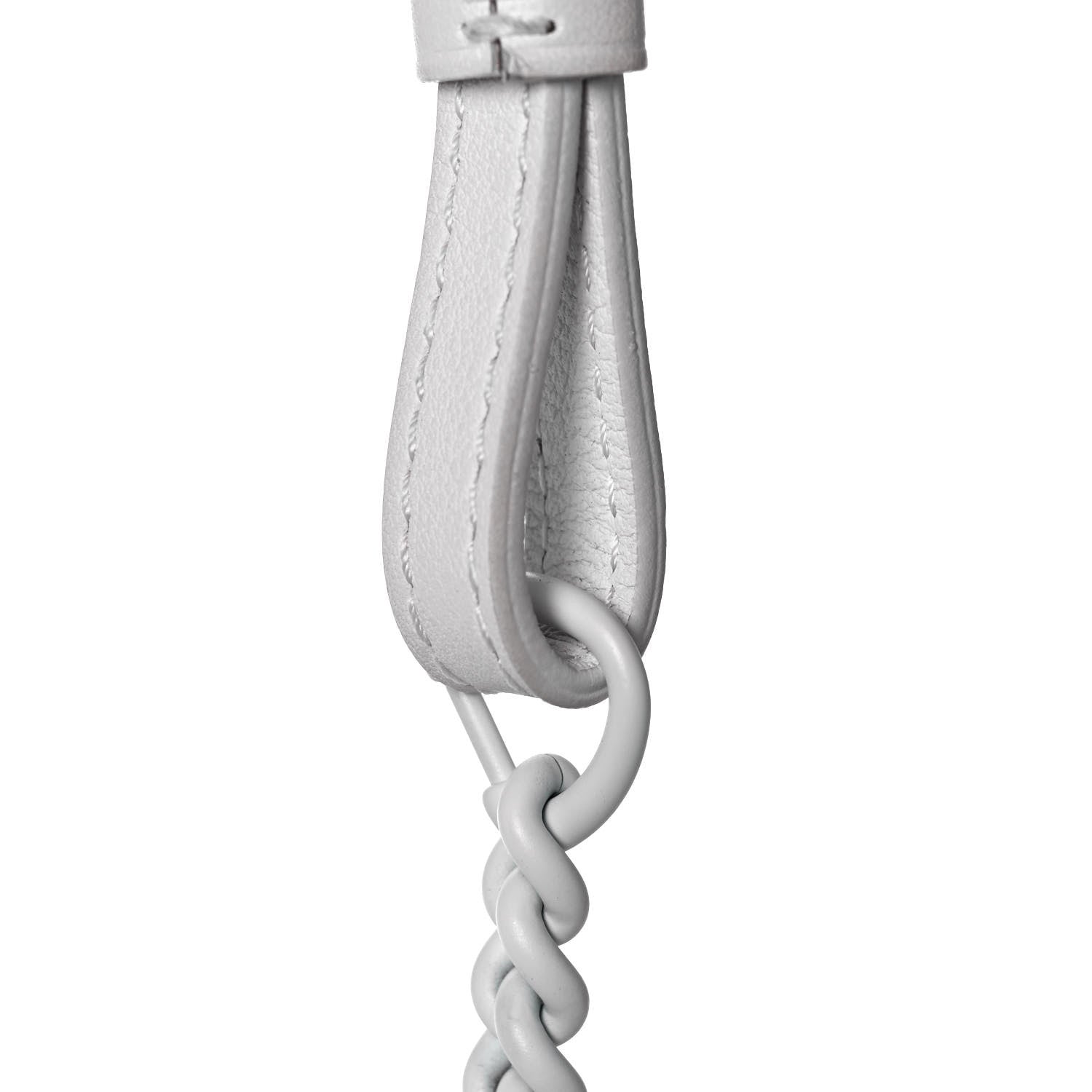 Louis Vuitton Soft Calfskin Mylockme Chain Bag BB White 14 of 16