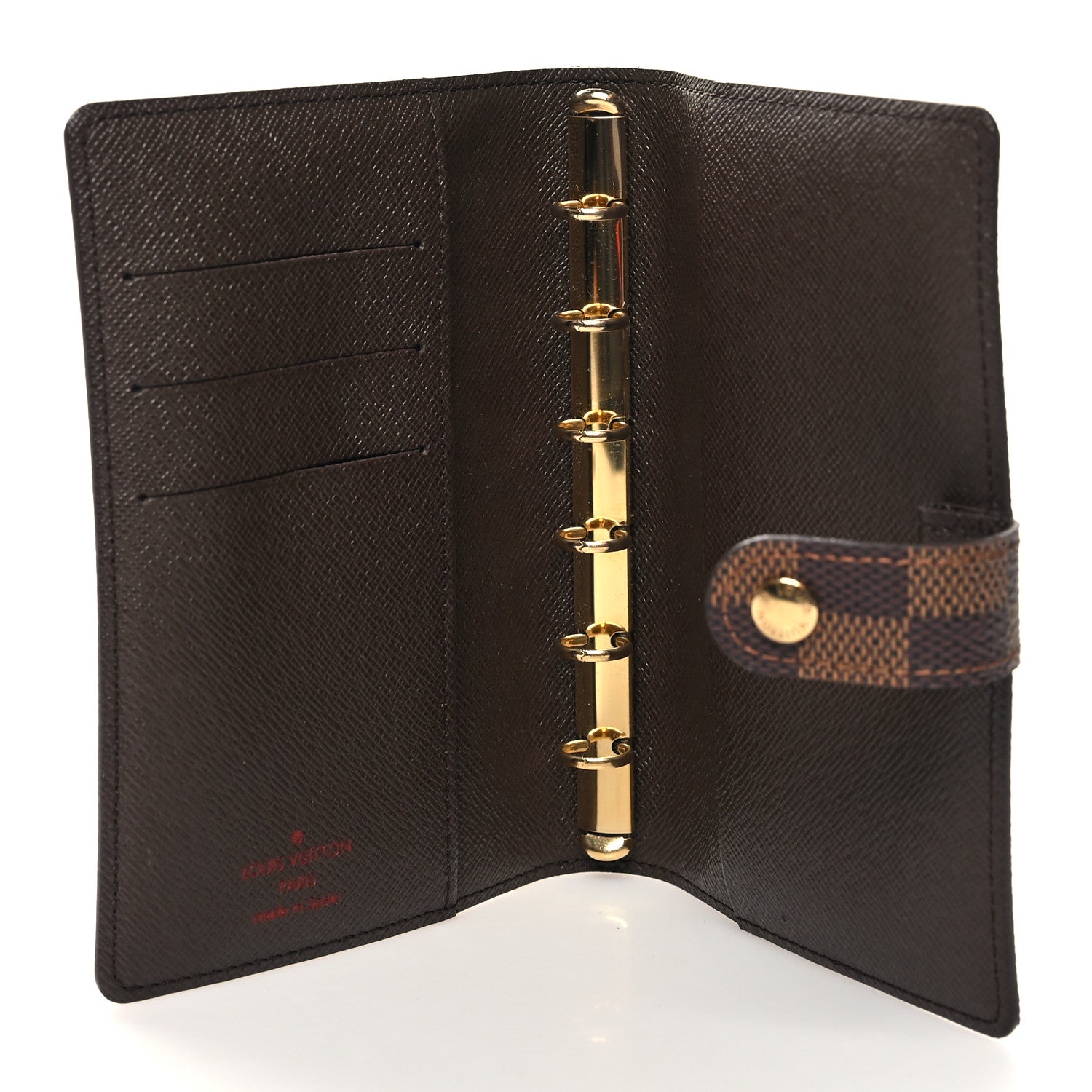 Louis Vuitton Damier Ebene Small Ring Agenda Cover 5 of 7