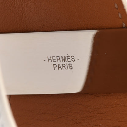 Hermes Epsom Collier de Chien CDC Bracelet S White 5 of 8