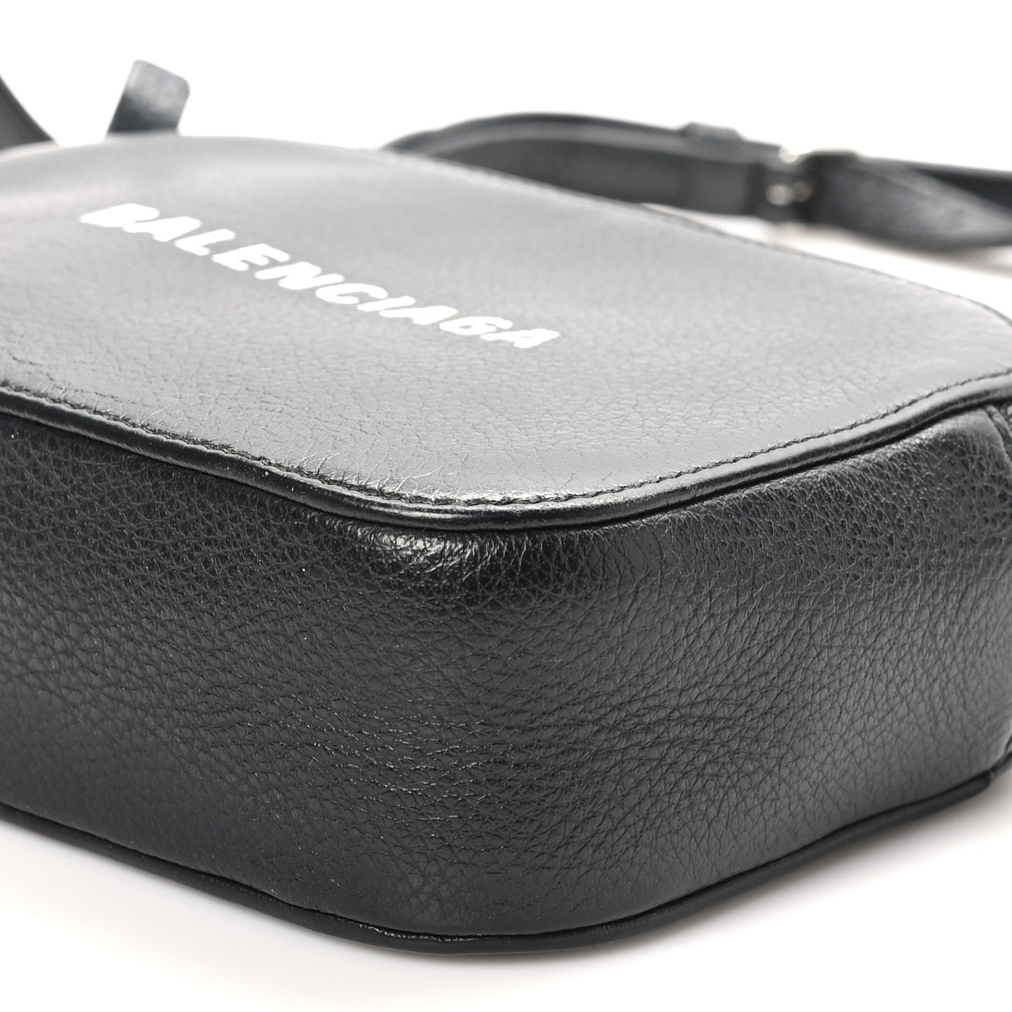 Calfskin Logo XS Everyday Camera Bag Black