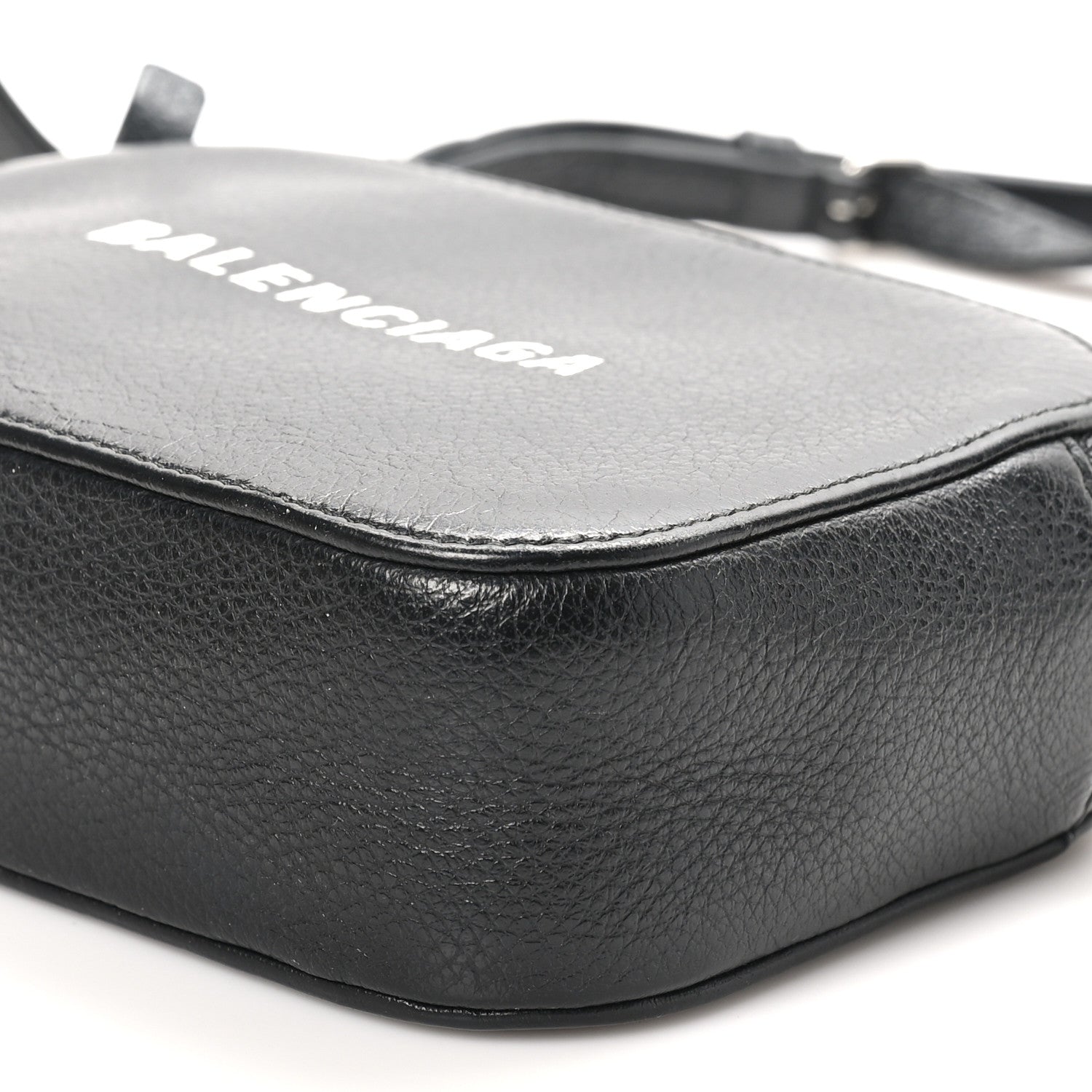 Balenciaga Calfskin Logo XS Everyday Camera Bag Black 9 of 10