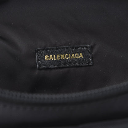 Balenciaga Sport Nylon Logo Embroidered Wheel Beltpack Black 5 of 9
