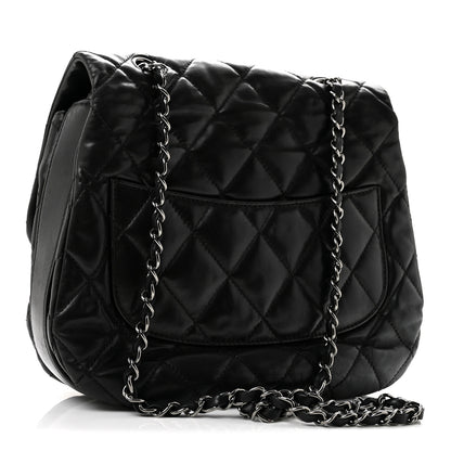 Chanel Lambskin Quilted Large Chanel 3 Flap Black 3 of 14